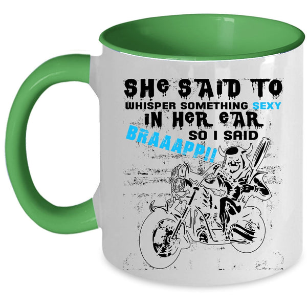 Cool Gift For My Daughter Coffee Mug, Awesome Motorcycles Accent Mug