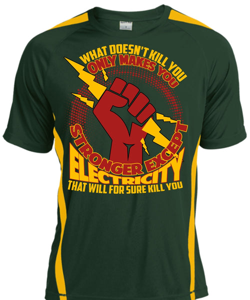 Stronger Except Electricity T Shirt, Being An Electrician T Shirt, Cool Shirt