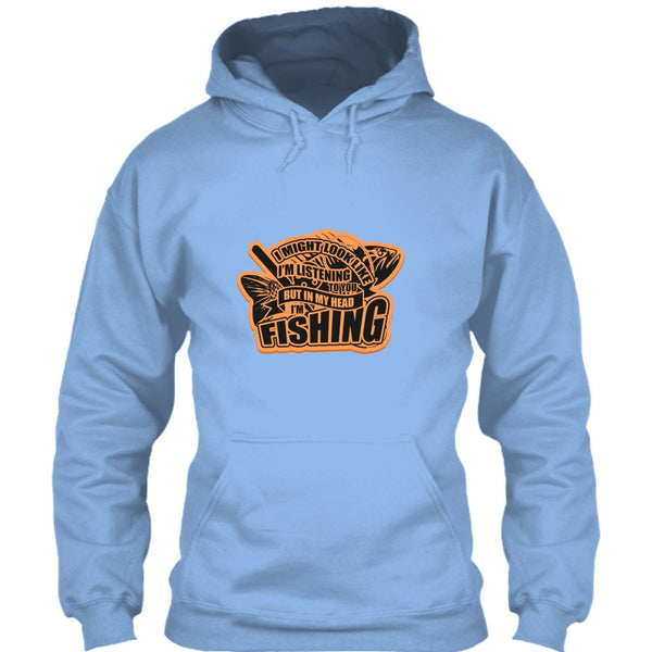 In My Head I'm Fishing T Shirt, Coolest Fishing T Shirt