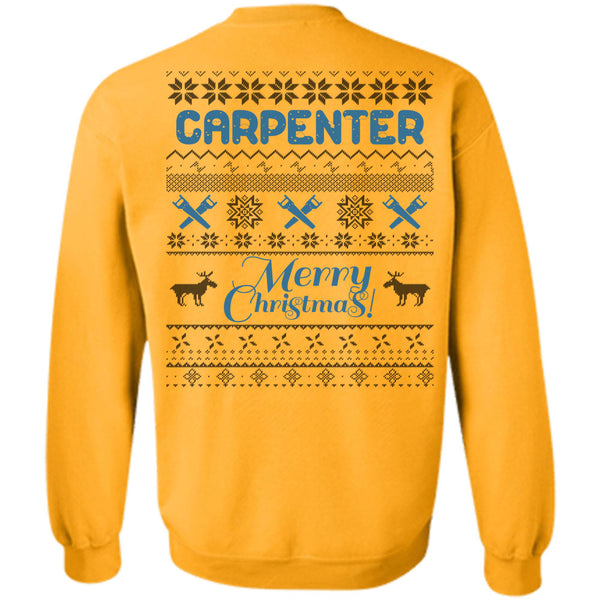 I Love Carpenter T Shirt, Carpenter Merry Christmas Sweatshirt
