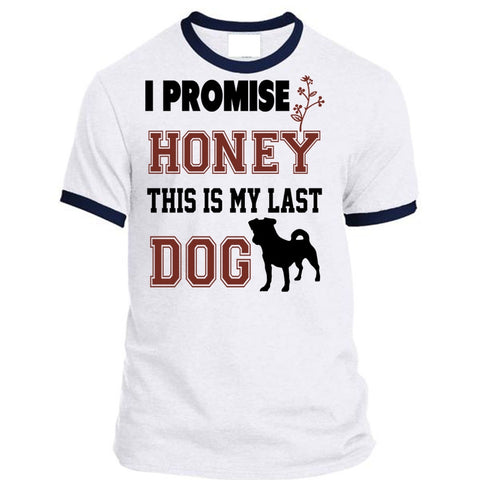 A black t-shirt with the shopify logo