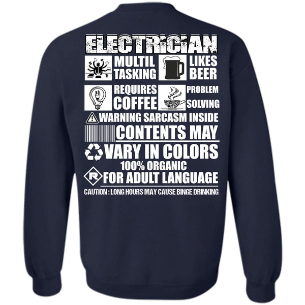 Likes Beer T Shirt, I Love Electrician Sweatshirt