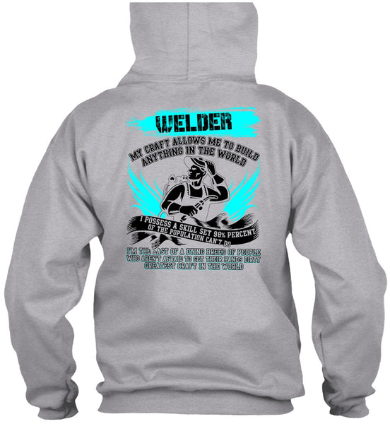 Welder My Craft Allows Me T Shirt, I Love Welding T Shirt