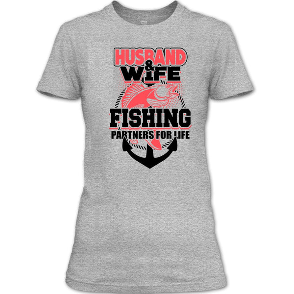 Husband & Wife T Shirt, Coolest Fishing T Shirt