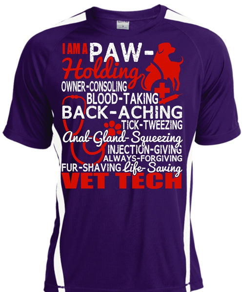 Saving Vet Tech T Shirt, I Am A Paw-Holding T Shirt, Cool Shirt