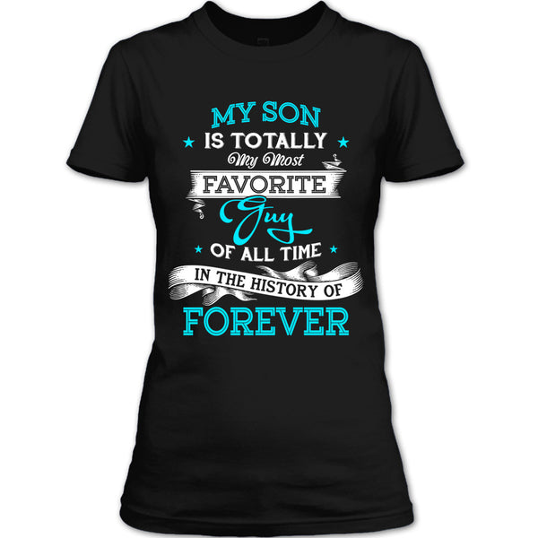 A black t-shirt with the shopify logo