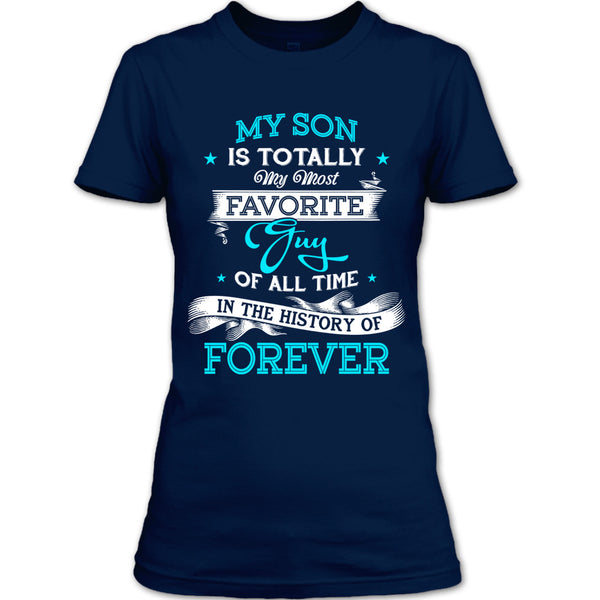 A black t-shirt with the shopify logo