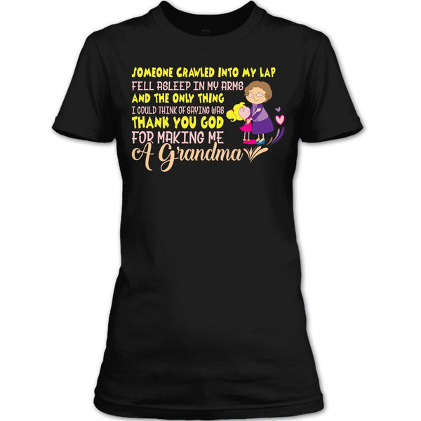 A black t-shirt with the shopify logo