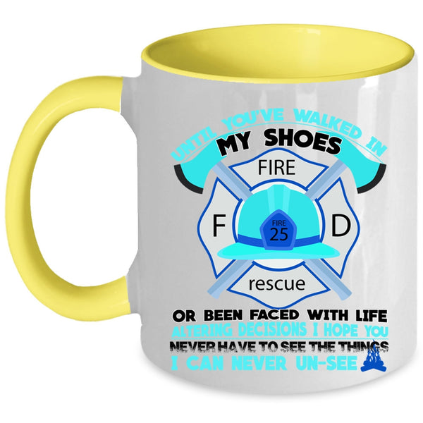 Funny Gift For Fireman Coffee Mug, Awesome Firefighter Accent Mug