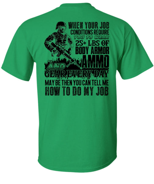 Body Armor Ammo T Shirt, I Love Veteran T Shirt