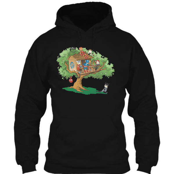 A black t-shirt with the shopify logo