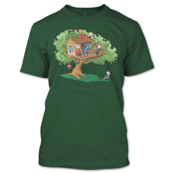 A black t-shirt with the shopify logo