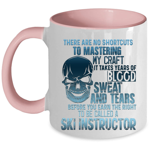 Awesome Ski Instructor Coffee Mug, To Be Called A Ski Instructor Accent Mug