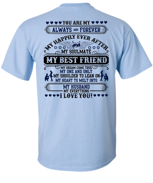 My Husband My Everything T Shirt, Being A Husband T Shirt