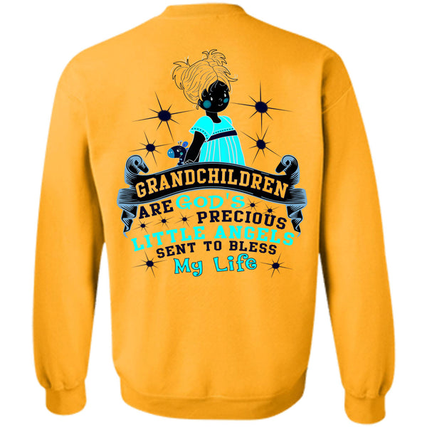 Being A Grandson T Shirt, Grandchildren Are God's Precious Little Angels Sweatshirt