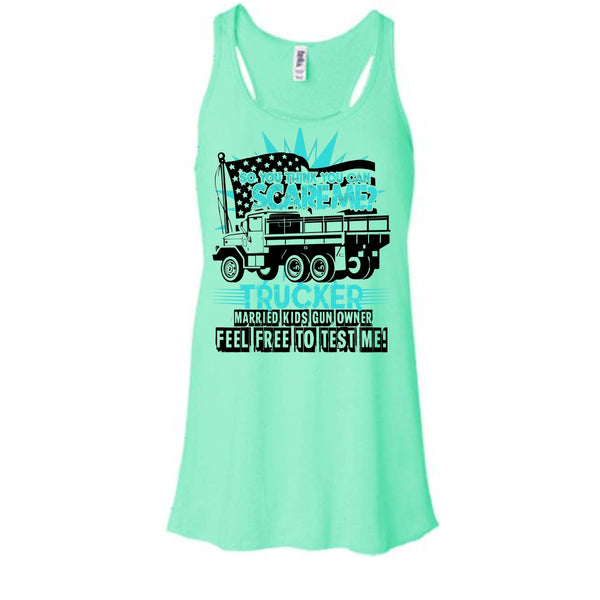 Trucker Married T Shirt, Coolest Trucker Ever Tank Top
