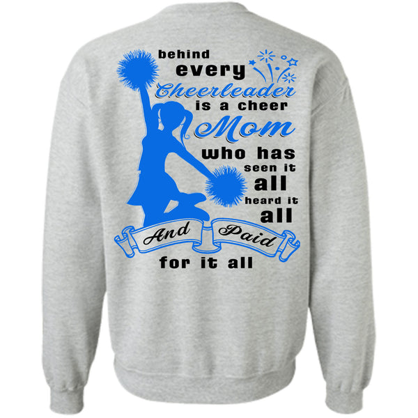 Being A Cheerleader T Shirt, Cheerleader Is A Cheer Mom Sweatshirt