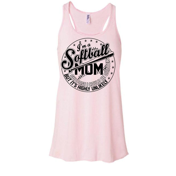 I'm A Softball Mom T Shirt, Sporty Mom Tank Top