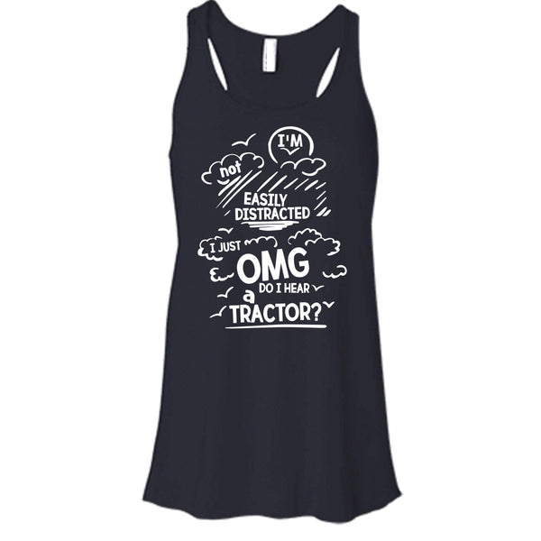 I'm Not Easily Distracted T Shirt, Do I Hear A Tractor T Shirt, Cool T Shirt