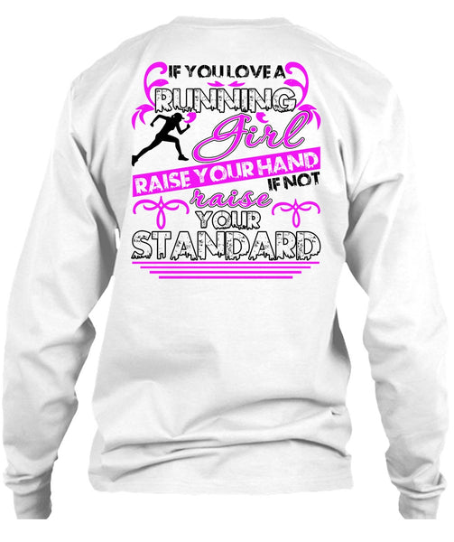 You Love Running Girl T Shirt, I Love Running T Shirt