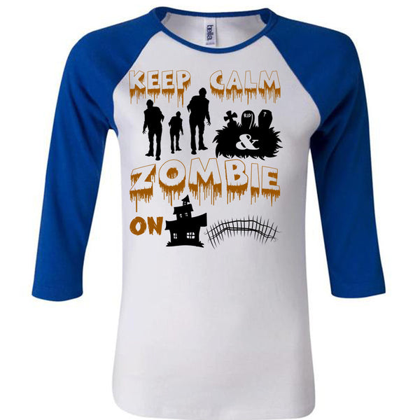 Keep Calm Zombie On T Shirt, Wait For Halloween T Shirt, Awesome T-Shirts