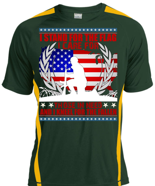 I Stand For The Flag T Shirt, I Kneel For The Fallen T Shirt, Cool Shirt