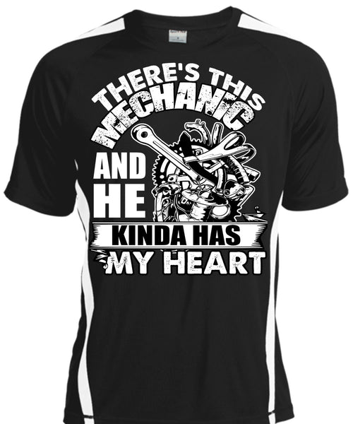 A black t-shirt with the shopify logo