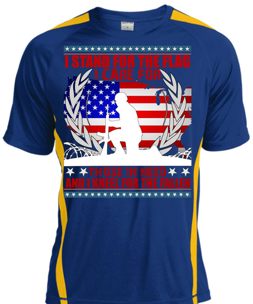 I Stand For The Flag T Shirt, I Kneel For The Fallen T Shirt, Cool Shirt