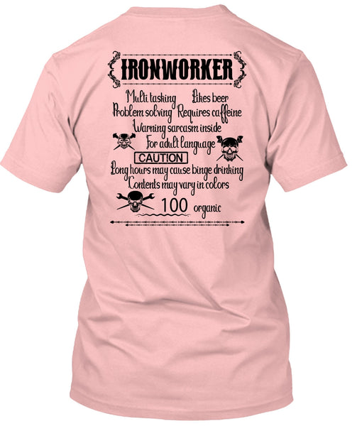 Ironworker Multitasking T Shirt, Being An Ironworker T Shirt