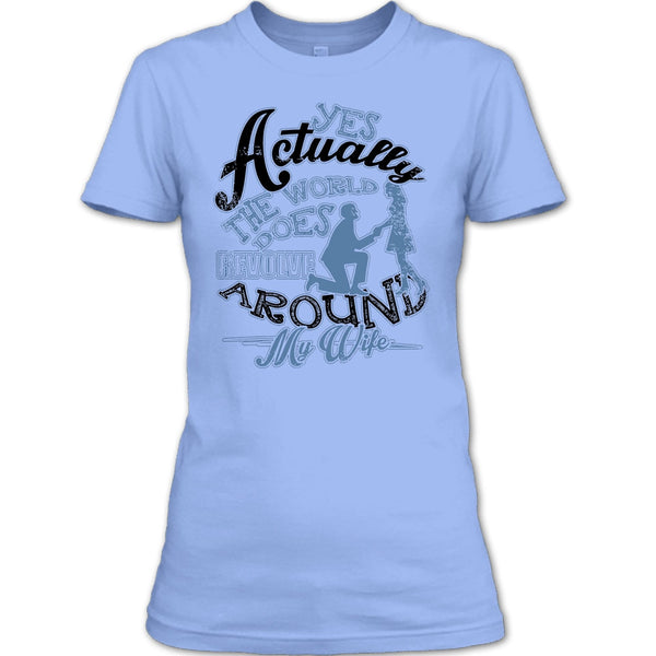Revolve Around My Wife T Shirt, Coolest Husband Ever T Shirt