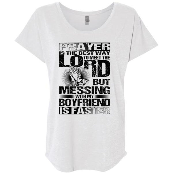 Messing With My Boyfriend Is Faster T Shirt, I Love Husband T Shirt, Awesome T-Shirts
