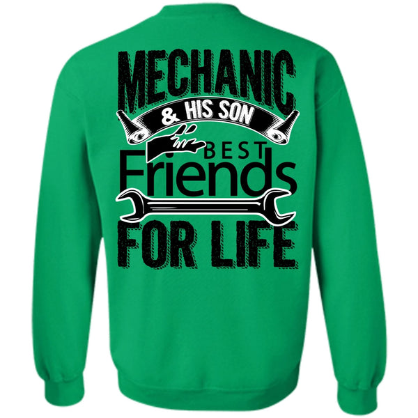 I Love Mechanic T Shirt, Mechanic And His Son Best Friends For Life Sweatshirt