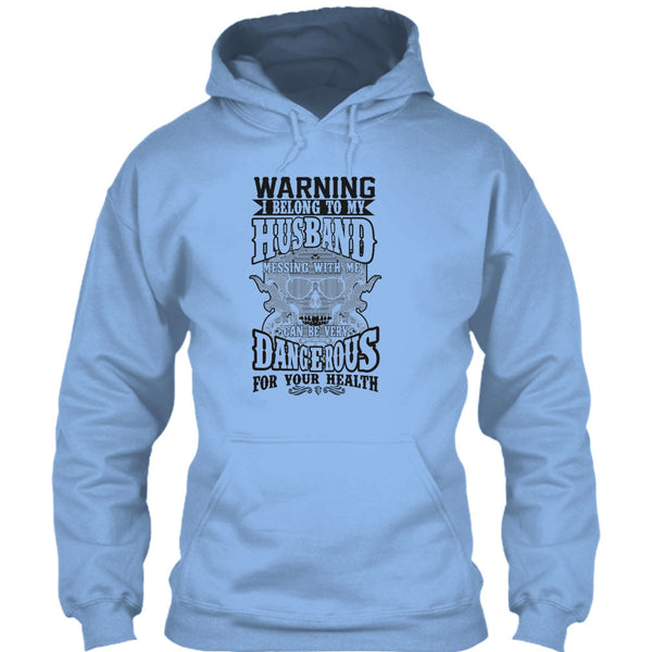 Warning I Belong To My Husband T Shirt, Coolest Husband T Shirt