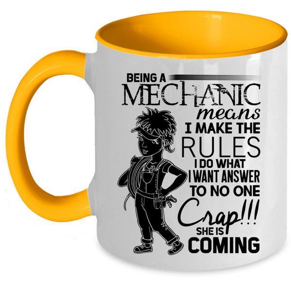 Cute Gift For Mechanics Coffee Mug, Being A Mechanic Accent Mug