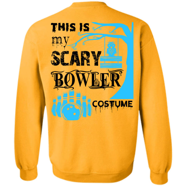 Wait For Halloween T Shirt, This Is My Scary Bowler Costume Sweatshirt