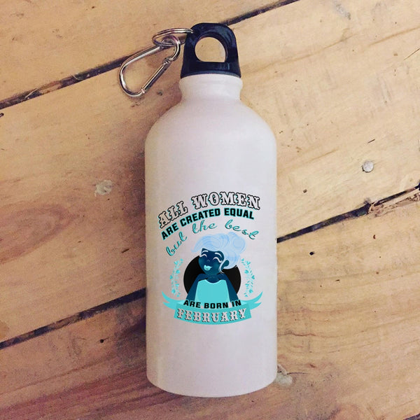 The Best Women Are Born In February 20 oz Stainless Steel Bottle,Gift For Mom Outdoor Sports Water Bottle