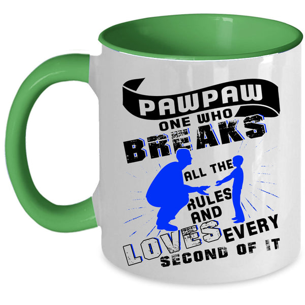 Cool Gift For Papa Coffee Mug, Pawpaw Accent Mug