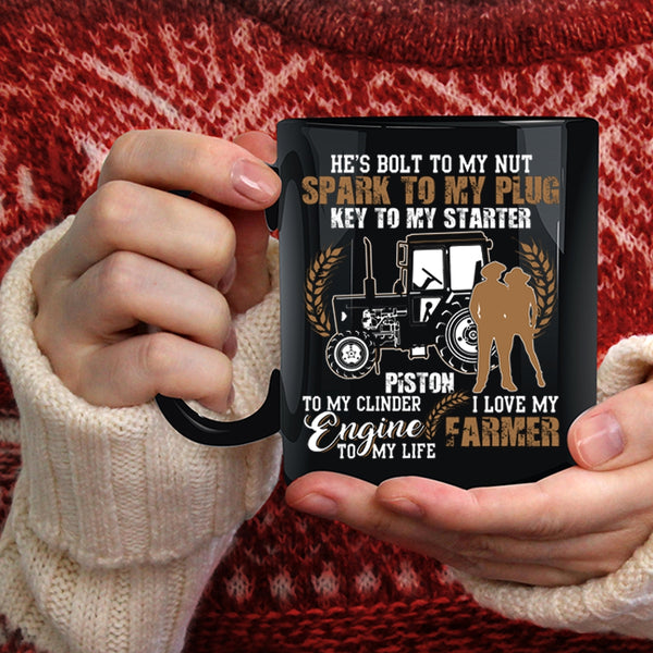 I Love My Farmer Coffee Mug, Cool Just Married Coffee Cup