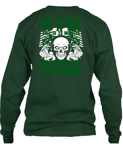 The Average Response Time Of A 911 T Shirt, Being A Dispatcher T Shirt
