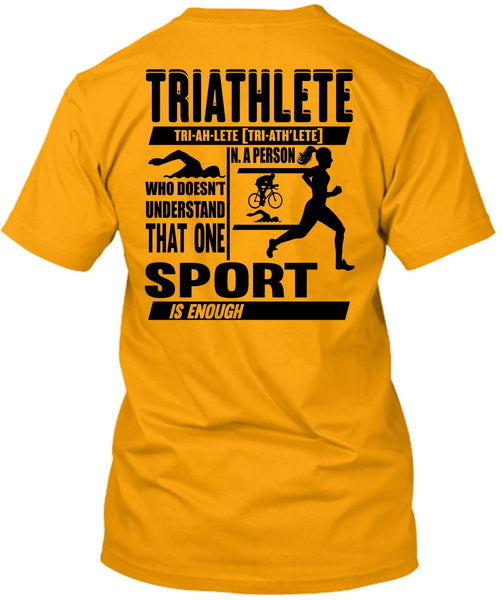 Triathlete T Shirt, I Love Running T Shirt