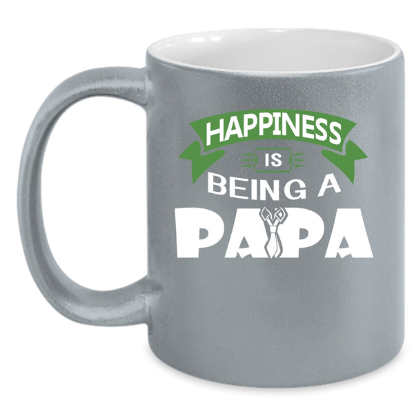 Happiness Is Being A Papa Coffee Mug, Being A Papa Coffee Cup