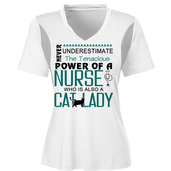 The Tenacious Power Of A Nurse Who Is Also A Cat Lady T Shirt, My Job T Shirt