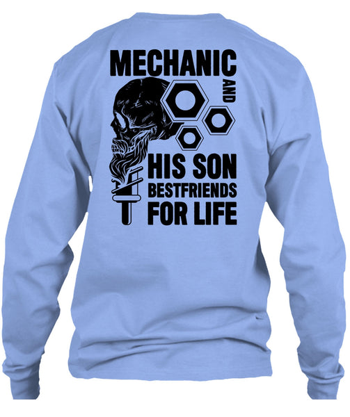 Mechanic And His Son Best Friend T Shirt, I Love Mechanic T Shirt