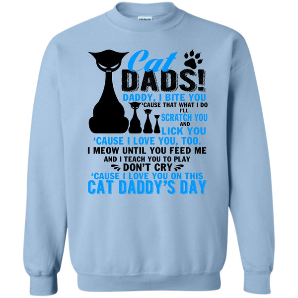 Cat Daddy's Day T Shirt, Cat Dads Sweatshirt