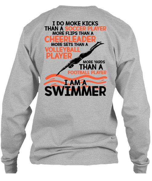 I Am A Swimmer T Shirt, I Love Swimming T Shirt