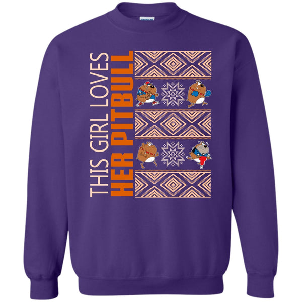 Coolest Pitbull Lover T Shirt, Pitbull Merry Christmas Sweatshirt