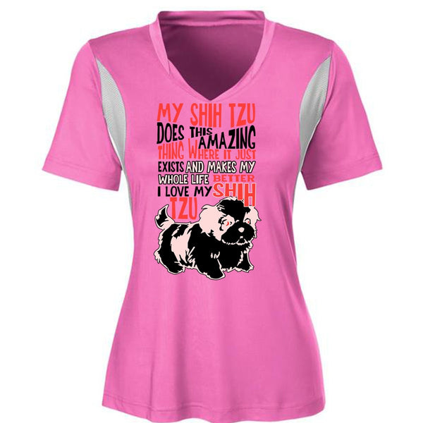 My Shih Tzu Does This Amazing T Shirt, My Dog T Shirt, Awesome T-Shirts