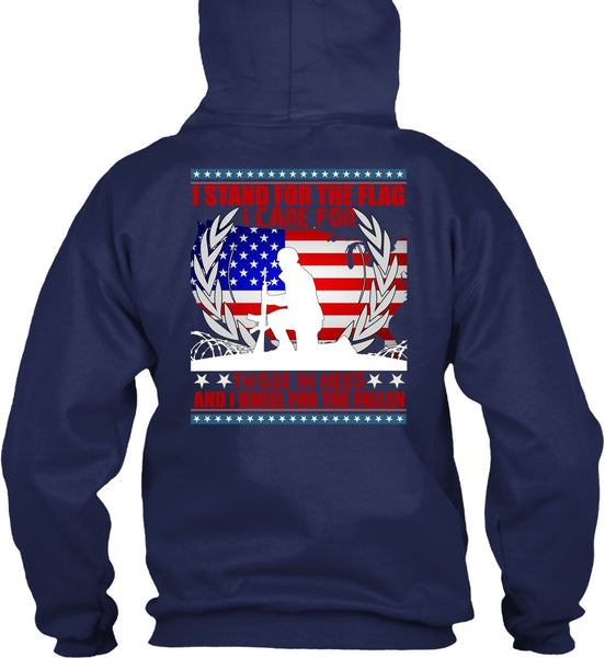 I Stand For The Flag T Shirt, I Kneel For The Fallen T Shirt