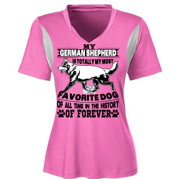 My German Shepherd Is Totally My Most Favorite Dog T Shirt, I Love My Life T Shirt, Awesome T-Shirts