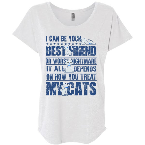 You Treat My Cats T Shirt, I Love My Cat T Shirt, Awesome T-Shirts